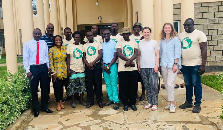 The HIGH and CABE team meeting garden leaders and the ministry of agriculture at the Governor’s office of Siaya county on May 3rd 2022.