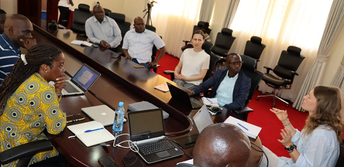 The HIGH and CABE team meeting with various stakeholders, including representatives from the ministry of agriculture and health at the Governor’s office of Siaya county on May 3rd 2022.